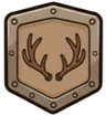 Emblema de característica: Com galhadas