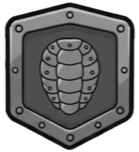 armored trait badge