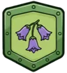 Badge de caractéristique : Fleur en cloche