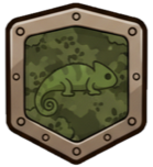 camouflaged trait badge