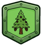 coniferous trait badge