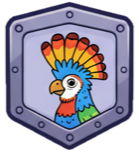 crested trait badge