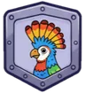Emblema de característica: Com crista