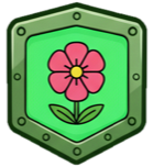 flowering trait badge