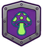 fluorescent trait badge