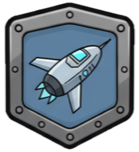 futuristic trait badge