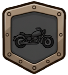 motorcycle trait badge