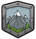 Mountain badge
