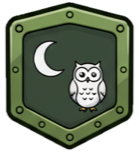 nocturnal trait badge
