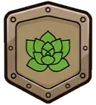 Badge de caractéristique : Plante succulente