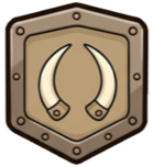 Tusked badge