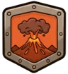 Emblema de característica: Vulcânico