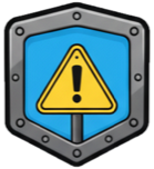 warning_sign trait badge